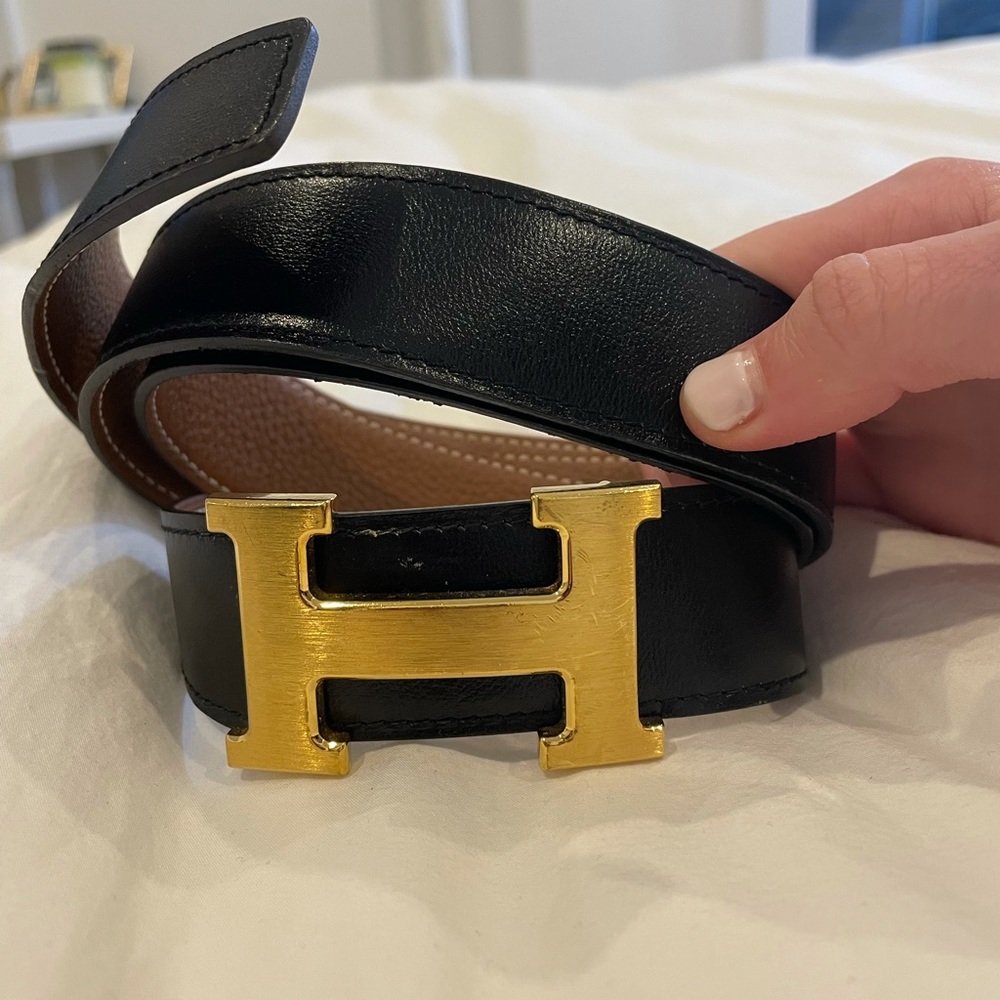 Hermès Constance reversible belt 32 mm